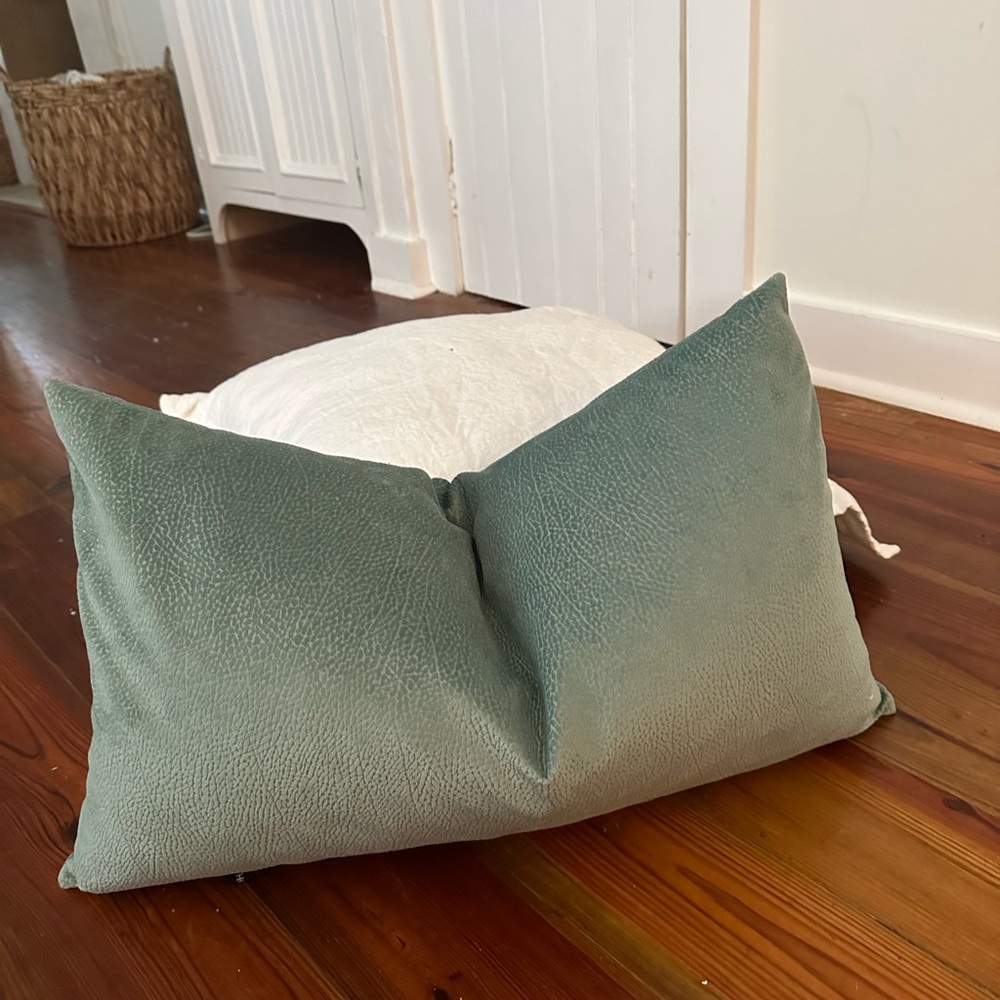 Green Throw Pillow
